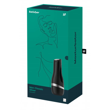 Вагина-мастурбатор Satisfyer Men Classic Silver, 4001760