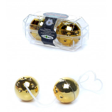 Вагинальные шарики Duo balls Gold, BS6700022