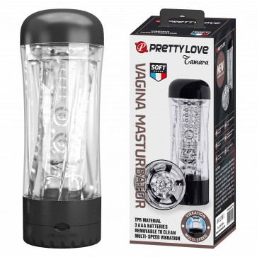 Вагина-мастурбатор с вибрацией  Pretty Love - Tamara, BM-00900T94