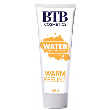 Вагинальный лубрикант на водной основе с согревающим эффектом Mai - BTB Water Based Warm Feeling Lubricant, 100 ml