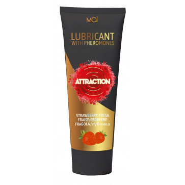 Вагинальный лубрикант с феромонами и ароматом клубники Mai - Attraction Lubricant with Pheromones Strawberry, 100 ml