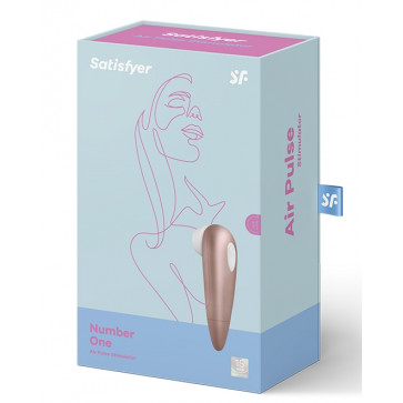 Вакуумный стимулятор клитора Satisfyer Number One Air Pulse Stimulatore, 9015061