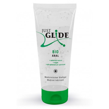 Веганская органическая анальная смазка на водной основе - Just Glide Bio Anal, 200 ml 