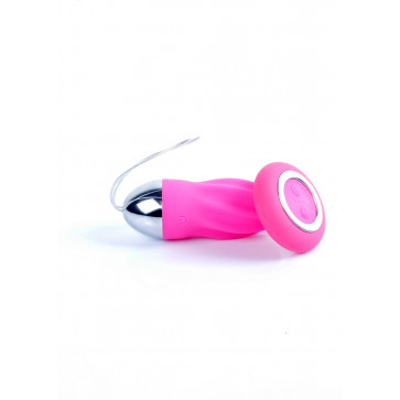 Виброяйцо с пультом ДУ - Remoted controller egg 0.1 USB Pink, BS2600104