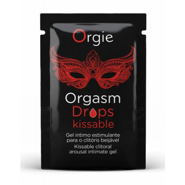 Возбуждающие капли для клитора, Orgie Orgasm Drops Kissable, 2ml