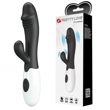 Вибратор серии Pretty Love - SNAPPY black, BI-014173-A3