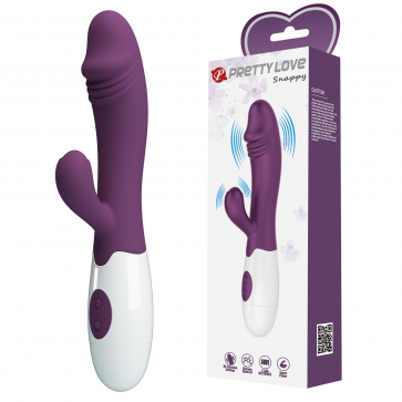 Вибратор серии Pretty Love - SNAPPY dark purple, BI-014173-A2