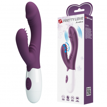 Вибромассажер серии Pretty Love - ANDRE purple, BI-014264-A2