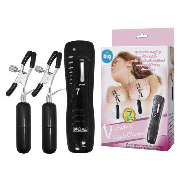 Вибростимулятор для груди BAILE - Vibrating Nipple Clamps, BI-036020