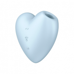 Вакуумный стимулятор клитора Cutie Heart цвет: голубой Satisfyer (Германия)
