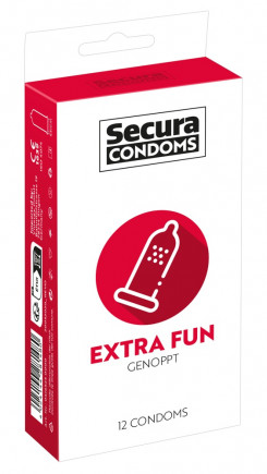 Презервативи - Secura Extra Fun, 12 шт.