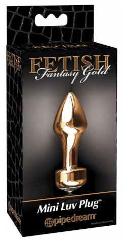 Fetish Fantasy Gold Mini Luv Plug - Gold