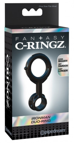 Fantasy C-Ringz Ironman Duo-Ring - Black