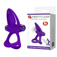 Ерекційне кільце - Pretty Love Vibration Cock Ring Purple