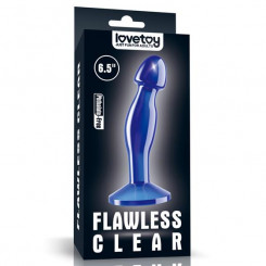 Анальна пробка - Flawless Clear Prostate Plug 6.5" Blue