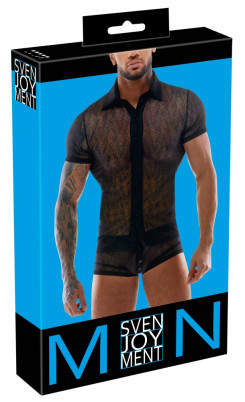 Чоловіча сорочка - 2161656 Svenjoyment Mens Shirt Black - XL