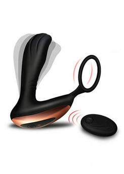 Масажер простати - Prostate Massager With Ring, 10 Function