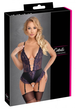 Боді - 2643561 Cottelli Collection Body Black/Purple - S