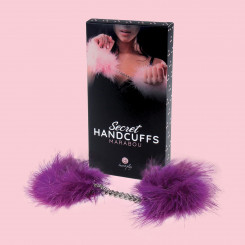 Наручники - Secret Play Handcuffs Marabou Purple