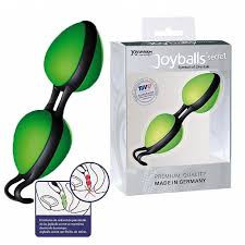 Вагинальные шарики - Joyballs secret, green/black
