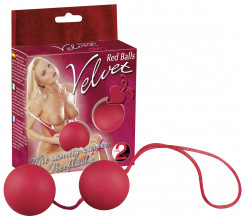 Вагинальные шарики - Velvet Red Balls