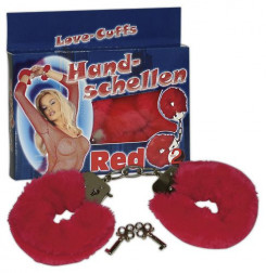 Наручники - Handschellen Love Cuffs, красные