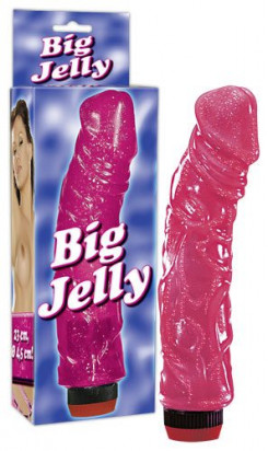 Вибратор - Big Jelly, розовый