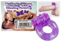 Эрекционное кольцо - Butterfly Wings Vibrating Penisring