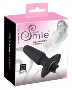 Анальная пробка - Sweet Smile Rechargeable Butt Analvibrator