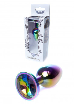 Анальна пробка - Jewellery Multicolour Plug Clear