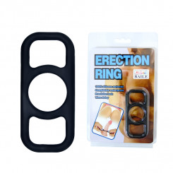 Erection Silicone Ring Black 8,5x3,8