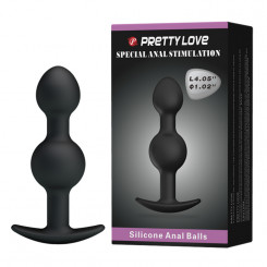 Анальная пробка - Pretty Love silicone Anal balls Black