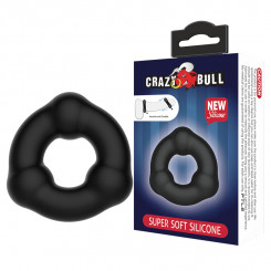 Эрекционное кольцо - Crazy Bull Silicone Cockring Black II