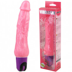 Реалистичный вибратор - Multi-speed vibrator jelly, Pink