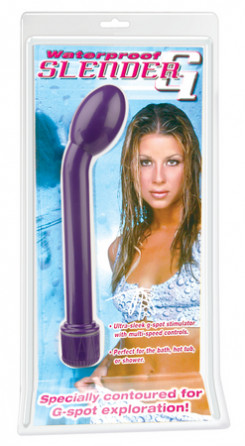 Стимулятор G-точки - Waterproof Slender G, фиолетовый
