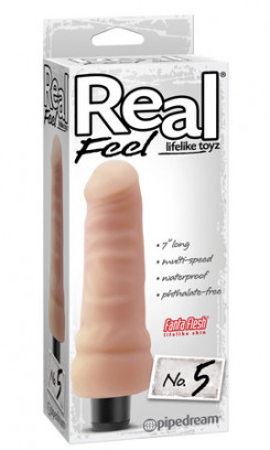 Реалистичный вибратор - Real Feel Lifelike Toyz No. 5, Flesh