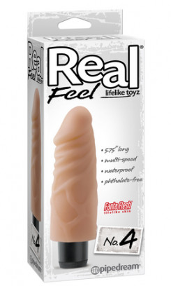 Реалистичный вибратор - Real Feel Lifelike Toyz No. 4, Flesh