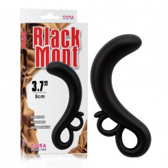 Массажер простаты - Black Mont Two-Finger G-Spot Plug Black