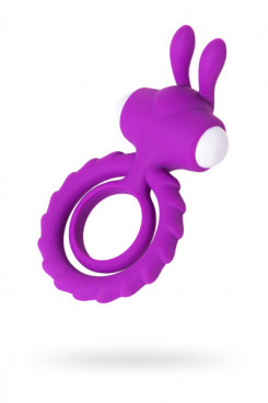 Ерекційне кільце на пеніс JOS Good Bunny, силікон, фіолетовий, 9 см