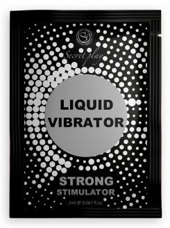 Стимулирующий гель Secret Play - Strong Liquid Vibrator sachet, 2 ml