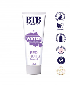 Лубрикант - BTB Water Based Flavored Red Fruits Lubricant 100 мл
