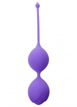 Вагінальні кульки - Silicone Kegel Balls Purple, 36 мм, 90 г