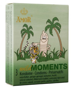 Презервативы - Amor Wild Moments, 3 шт.