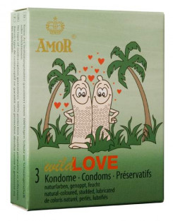 Презервативы - Amor Wild Love, 3 шт.