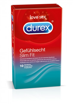 Презервативы - Durex Gefühlsecht Slim Fit, 10 шт.
