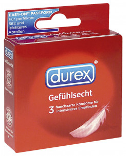 Презервативы - Durex Gefühlsecht, 3 шт.