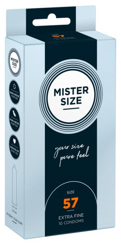 Презервативи - Mister Size 57mm pack of 10