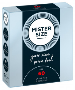 Презервативи - Mister Size 60mm pack of 3
