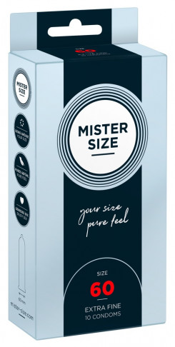 Презервативи - Mister Size 60mm pack of 10