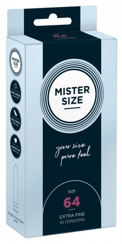 Презервативи - Mister Size 64mm pack of 10